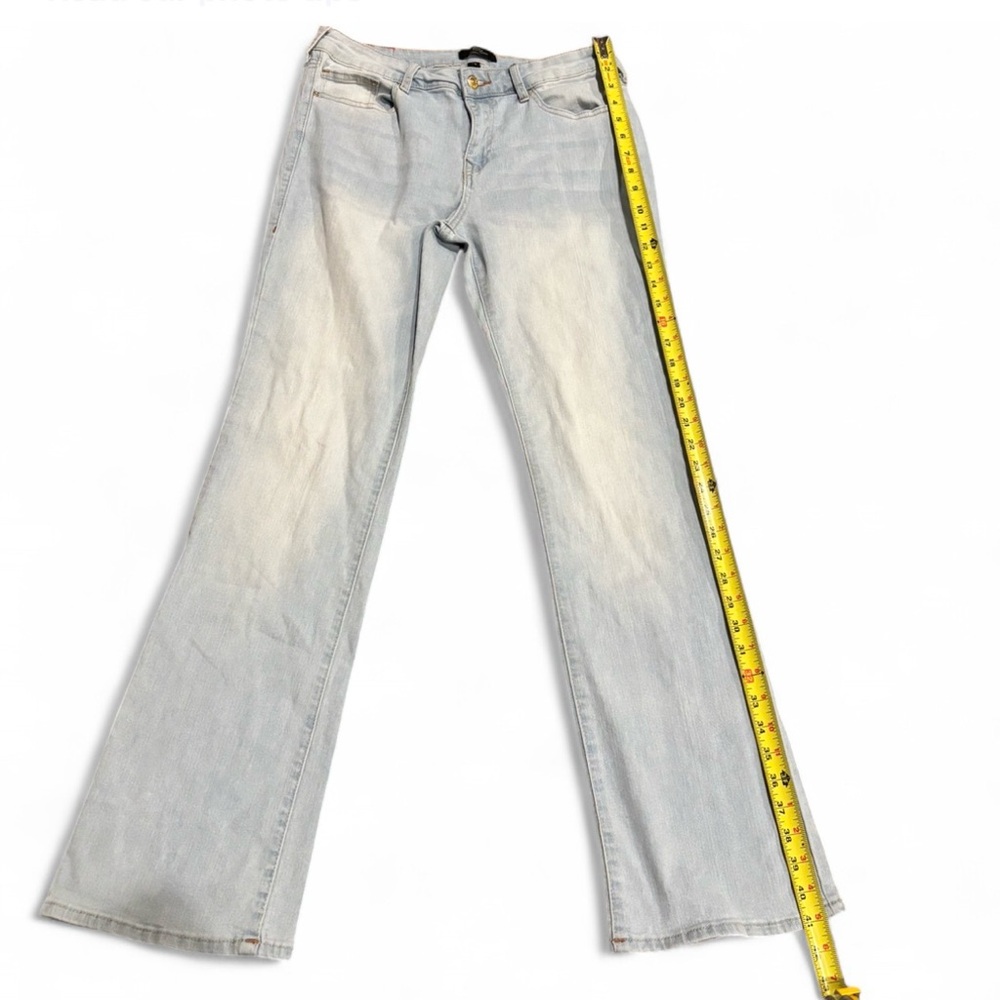 True Religion Becca Bootcut Jeans 30 Light Wash Y2K Mid Rise Flap Pocket  Denim - Picture 7 of 11